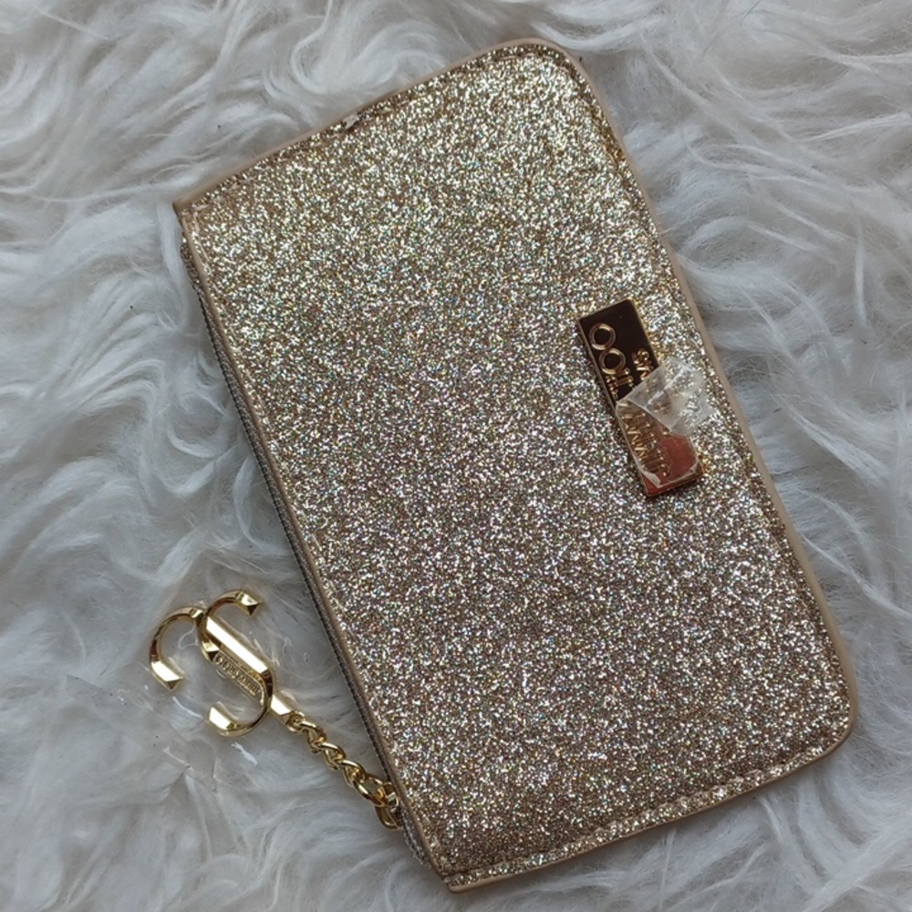 Jimmy Choo  glittered mini case